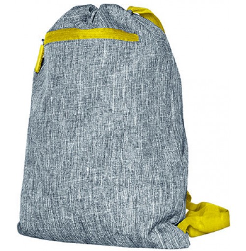 Grå Melange Gymsäck