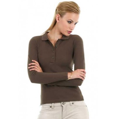 Dam piképolotröja långärmad