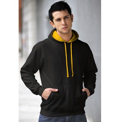 Varsity Hoodie Kontrast Unisex