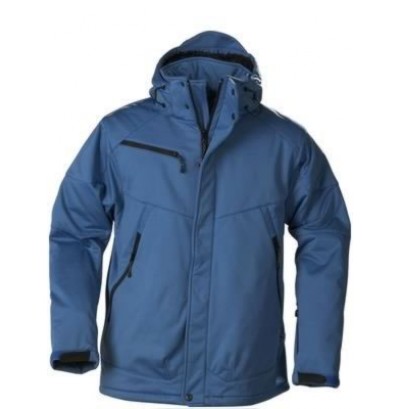 Vadderad soft shell-jacka