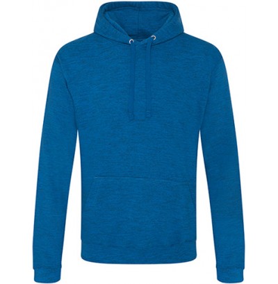 Melerade tjocktröjor med huva