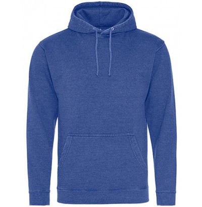 Hoodie i urtvättad look