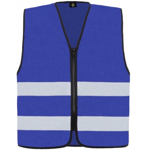 Säkerhetsväst med dragkedja 