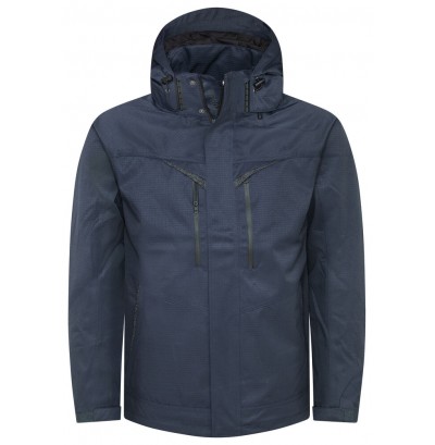 Funktionsjacka fodrad svart och marin