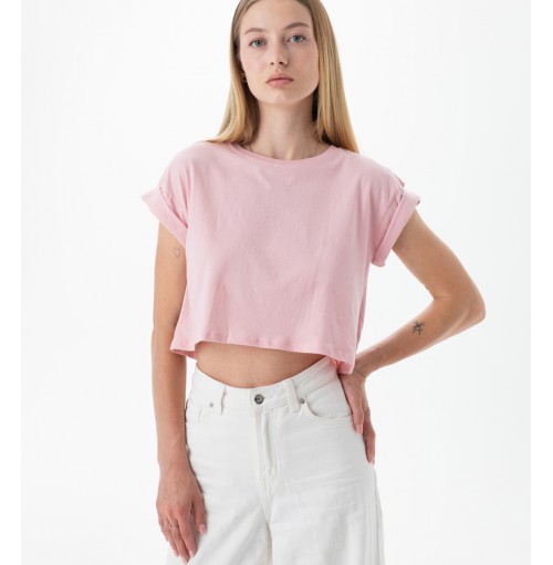 Crop Top t-shirt dam Crop Top t-shirt dam