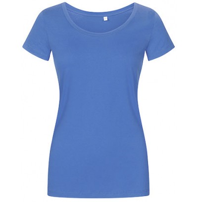 Djupt urringad dam T-shirt  