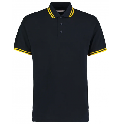 Polotröja Pikétröja med  kontrast spetskrage