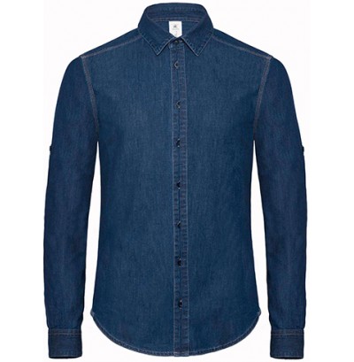 Skjorta i jeanstyg