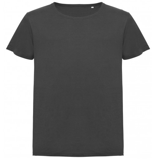 oversized unisex-T-shirt djup halsringning