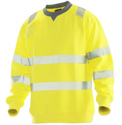 Sweatshirt varsel gul